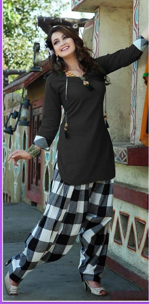 Dress Material For Women black 2 unstitched suits